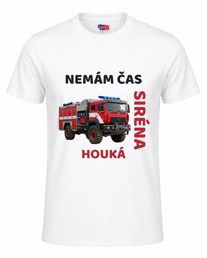 Bavlněná mikina - Nemám čas, siréna houká
