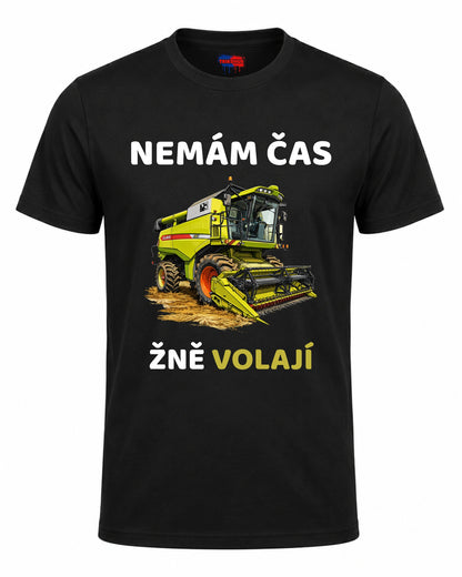 Bavlněná mikina - Nemám čas, žně volají