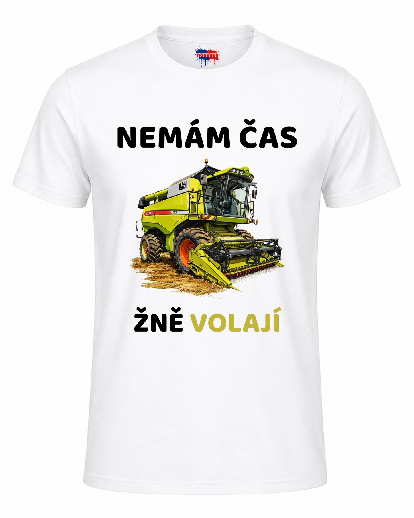 Bavlněná mikina - Nemám čas, žně volají