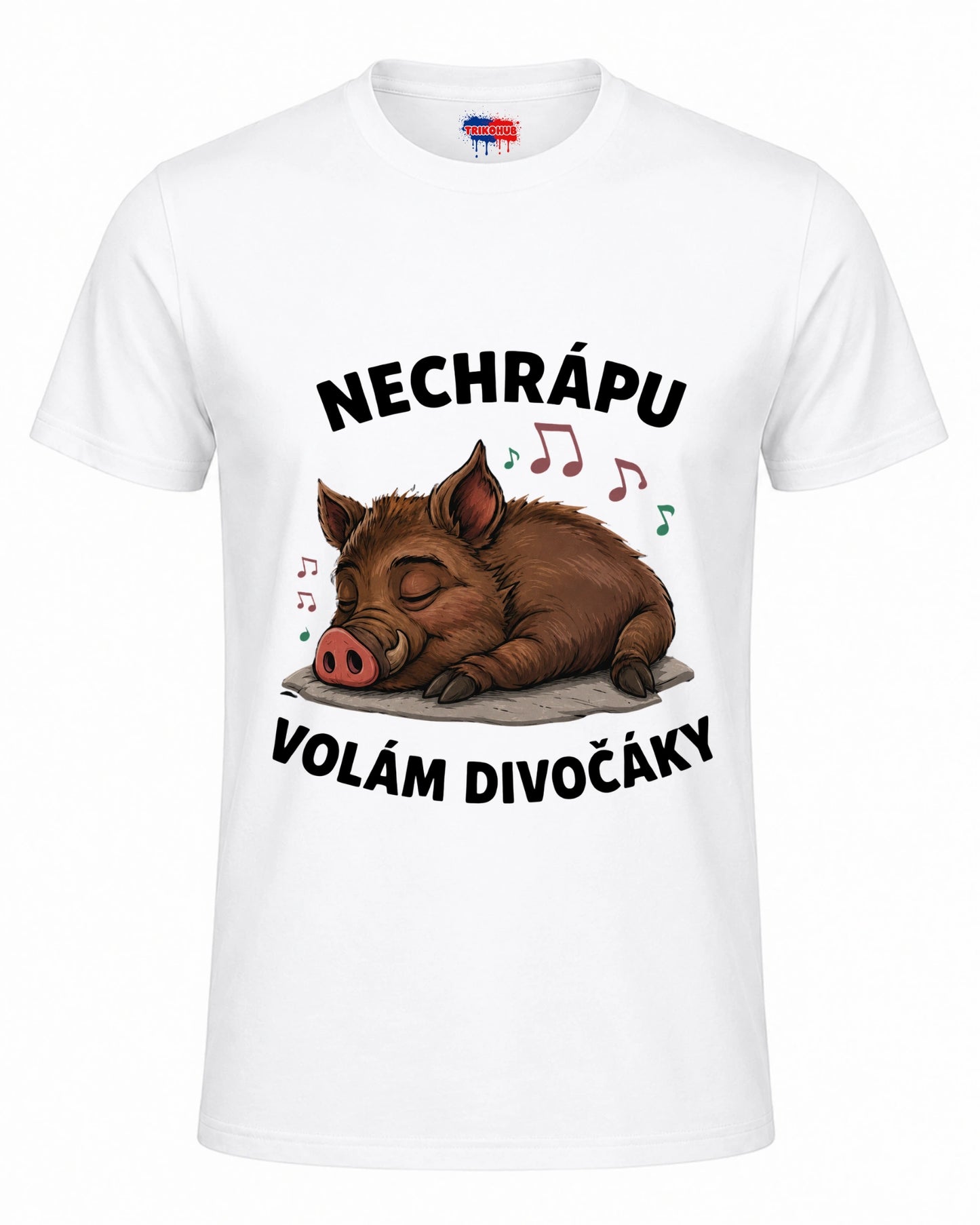 Bavlněná mikina - Nechrápu, volám divočáky