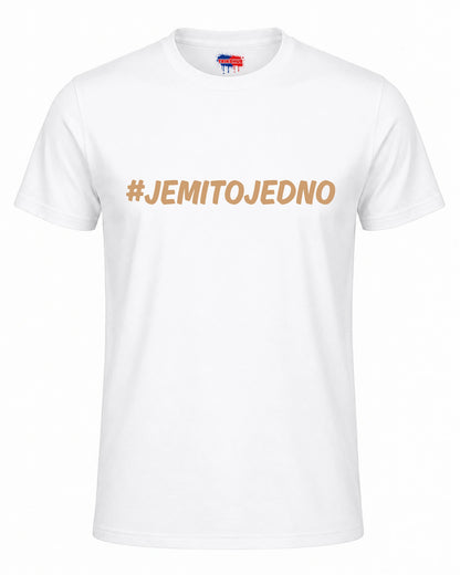 Bavlněná mikina - #Jemitojedno