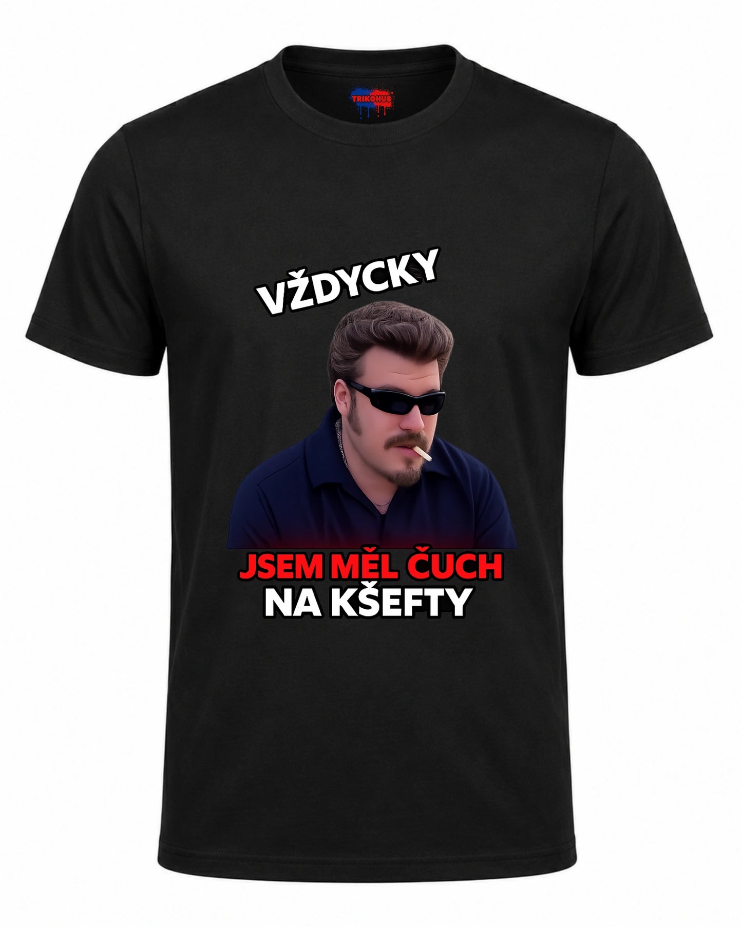 Bavlněná mikina - Vždycky jsem měl čuch na kšefty
