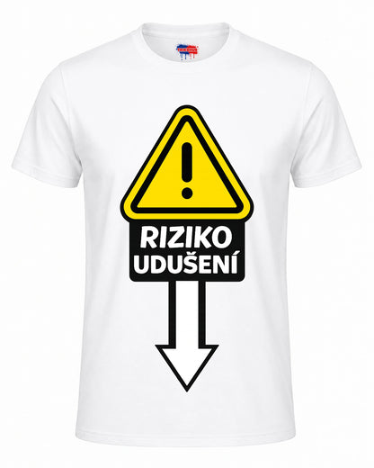 Bavlněná mikina - Riziko udušení