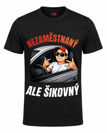 Bavlněná mikina - Nezaměstnaný, ale šikovný