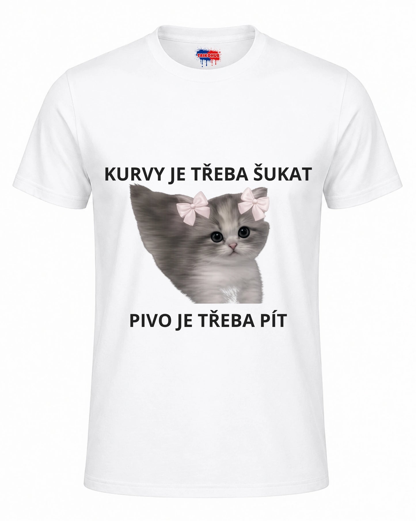 Bavlněná mikina - Kurvy je třeba šukat, pivo je třeba pít