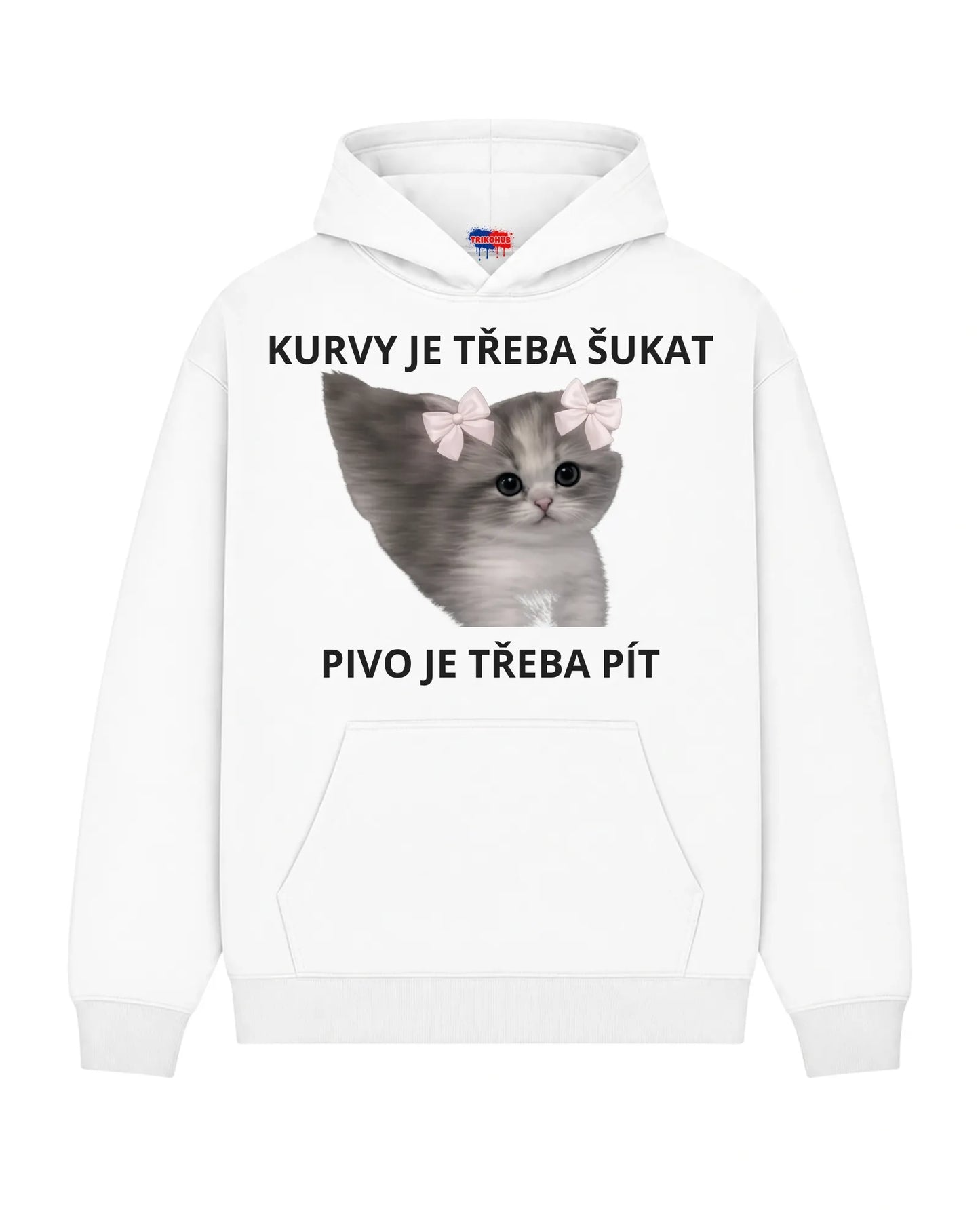 Mikina KURVY JE TŘEBA ŠUKAT PIVO JE TŘEBA PÍT