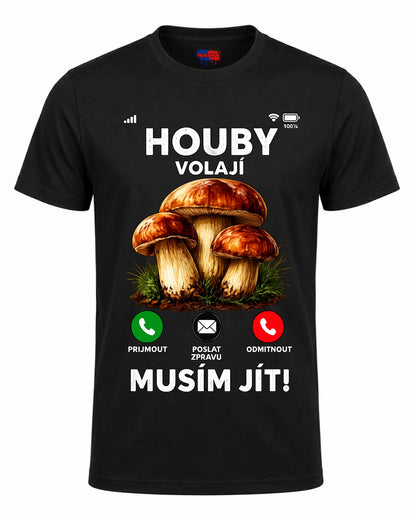 Bavlněná mikina - Houby volají, musím jít!
