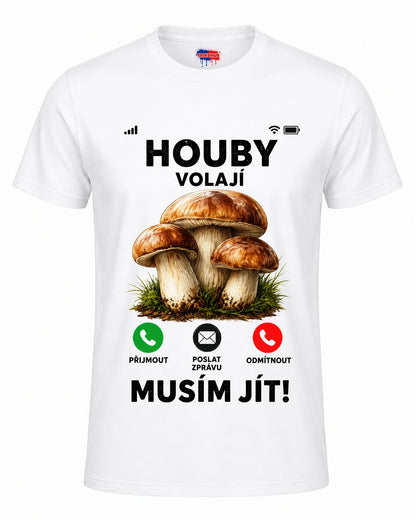 Bavlněná mikina - Houby volají, musím jít!