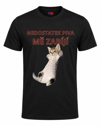 Bavlněná mikina - Nedostatek piva mě ničí