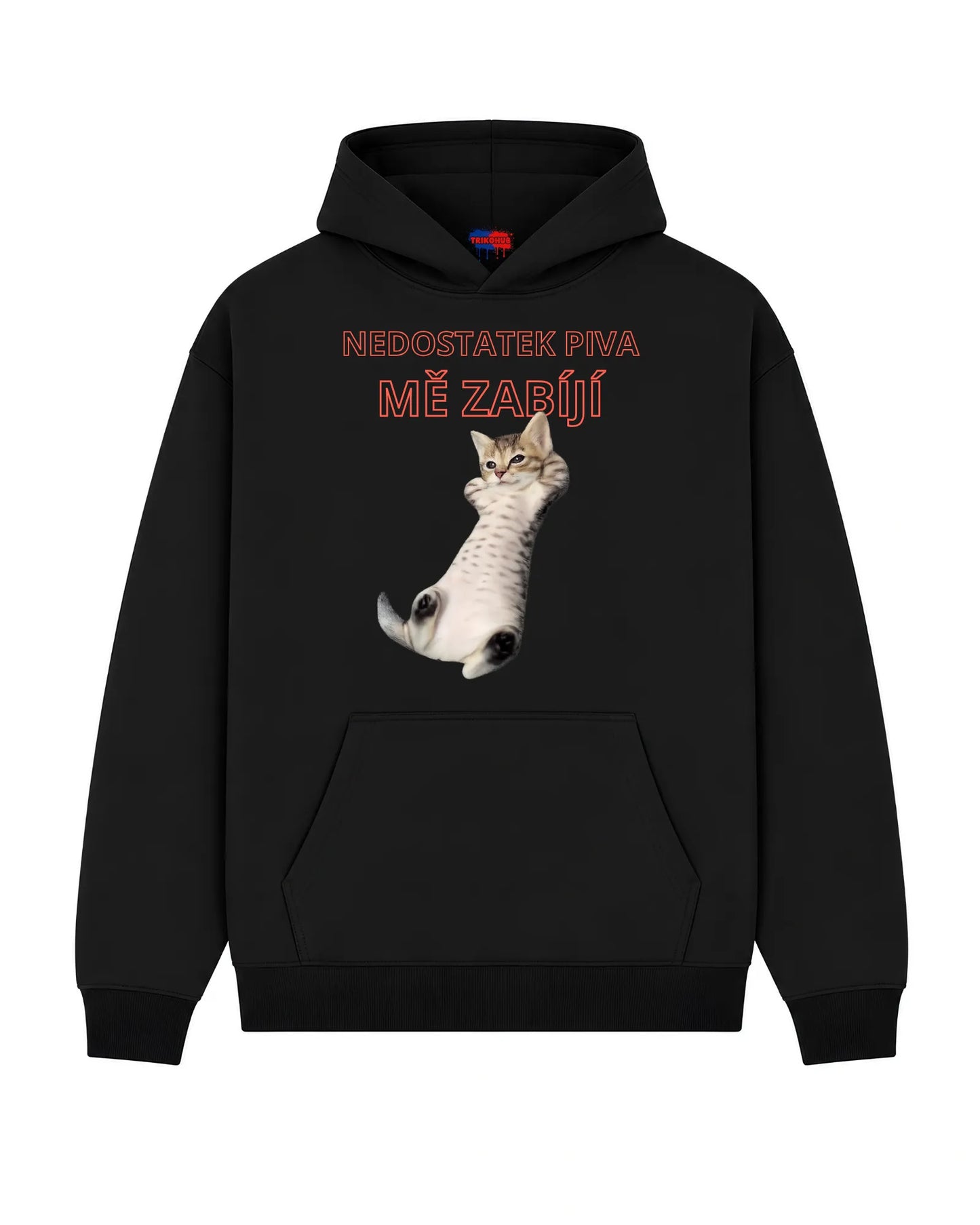 Mikina NEDOSTATEK PIVA MĚ ZABÍJÍ