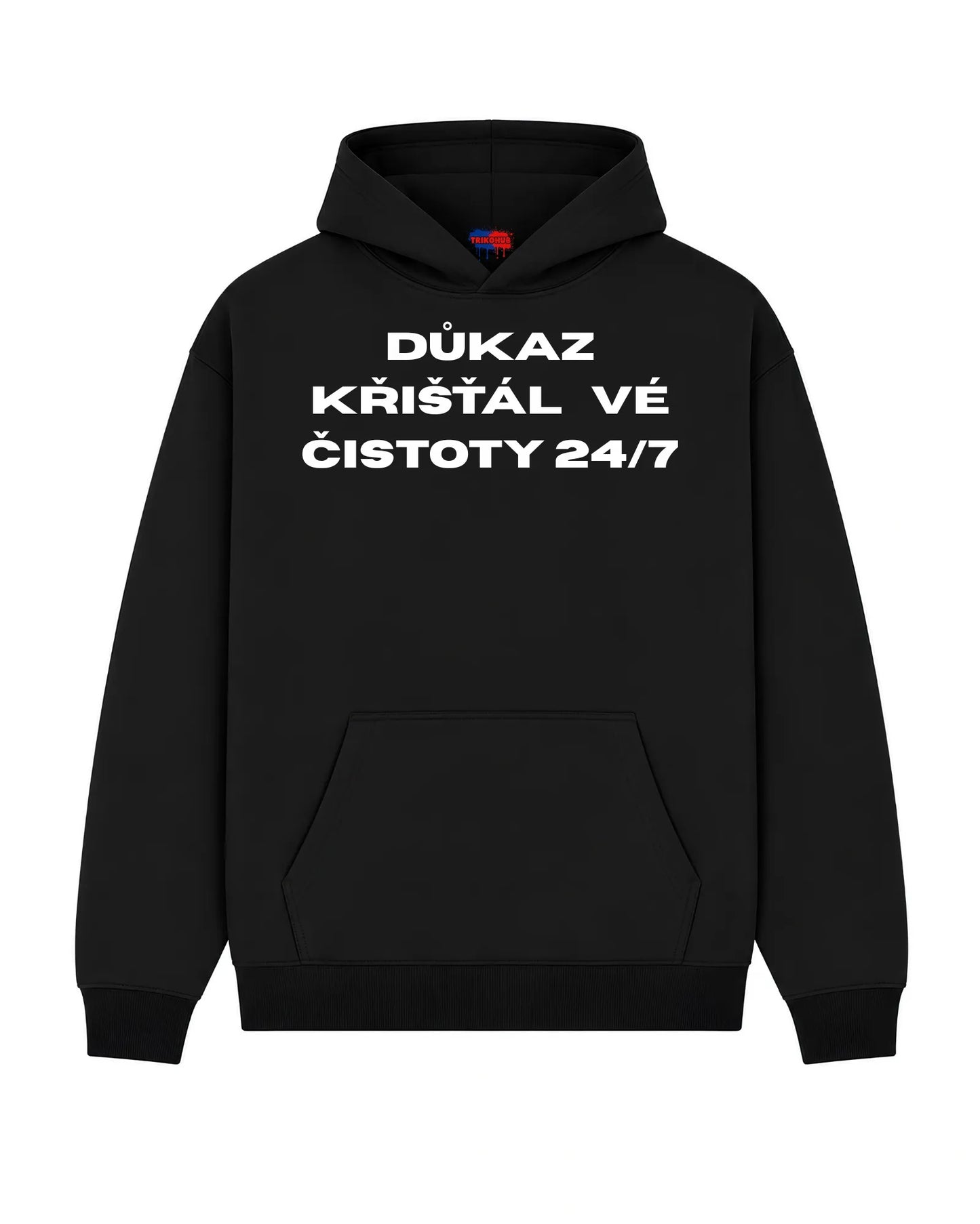 Mikina  DŮKAZ KŘIŠŤÁL   VÉ ČISTOTY 24/7