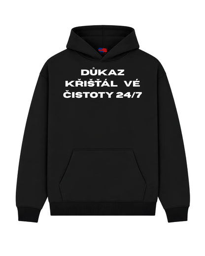 Mikina  DŮKAZ KŘIŠŤÁL   VÉ ČISTOTY 24/7