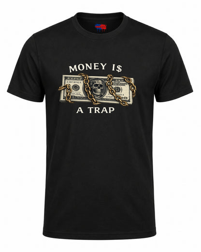 Bavlněná Trička - Money is a trap
