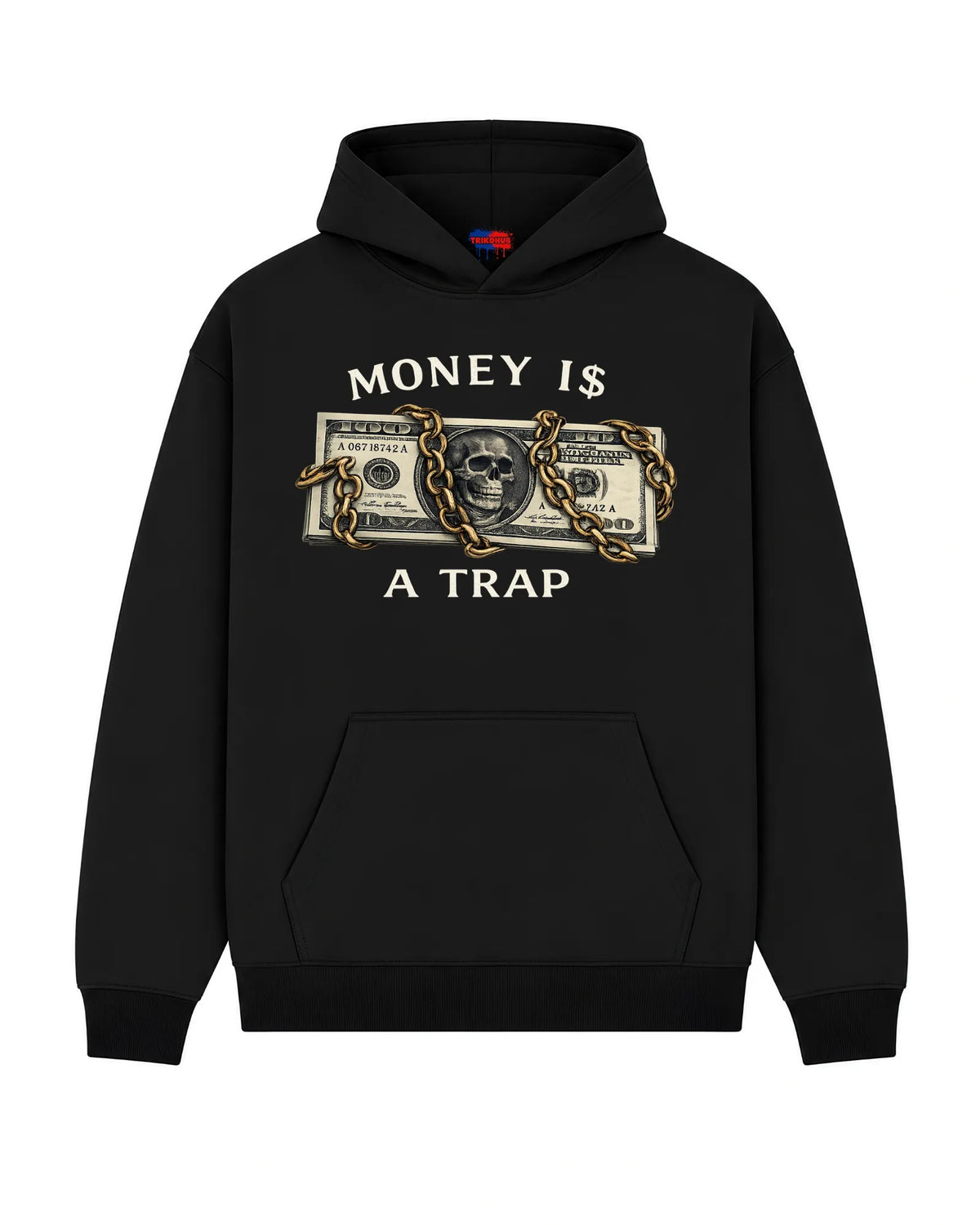 Mikina MONEY I$  A TRAP