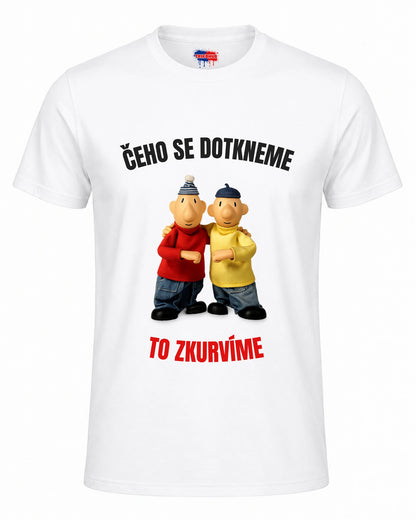 Bavlněná mikina - Čeho se dotkneme, to zkurvíme