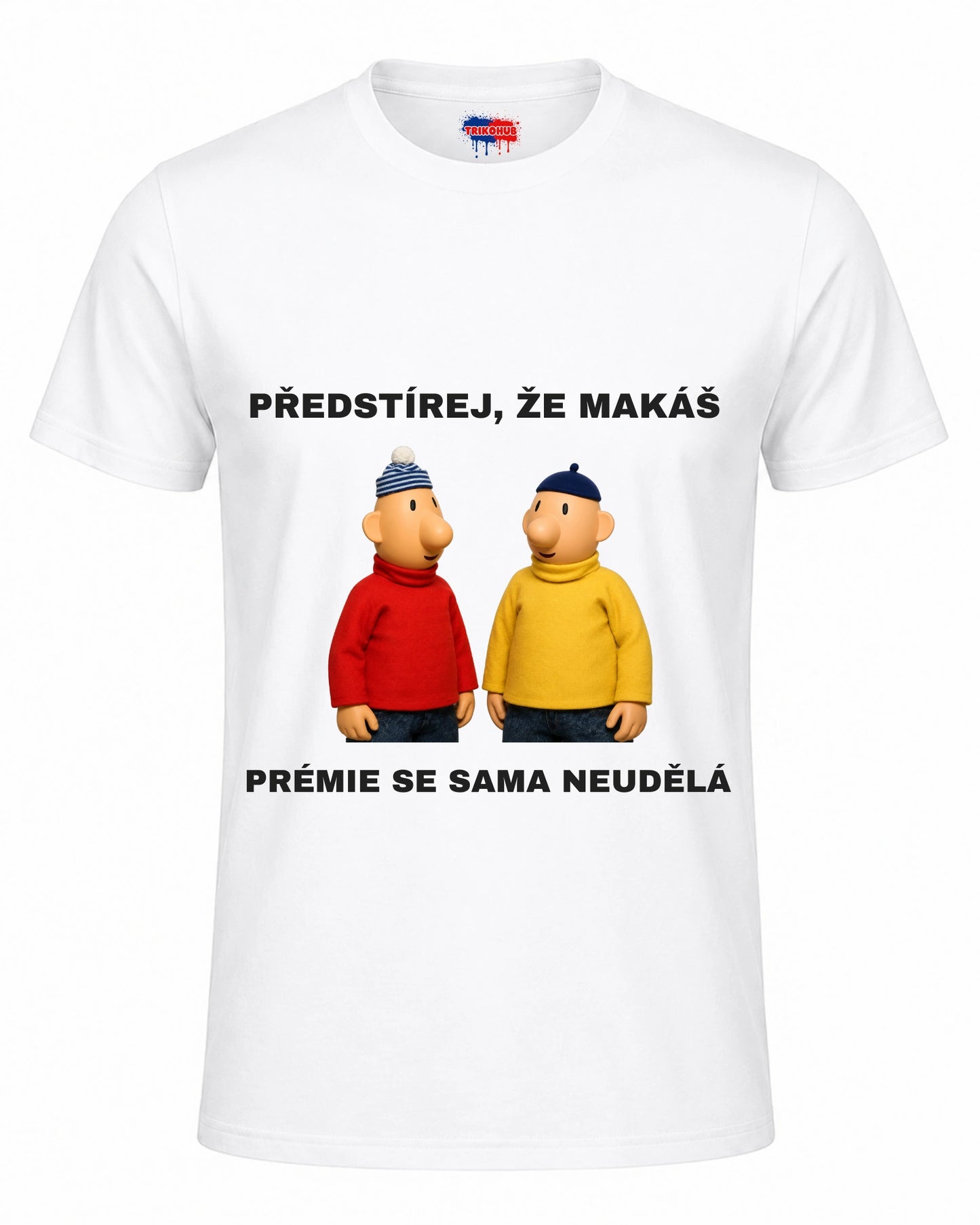 Bavlněná mikina - Předstírej, že makáš, prémie se sama neudělá