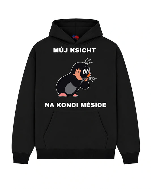 Mikina MŮJ KSICHT NA KONCI MĚSÍCE