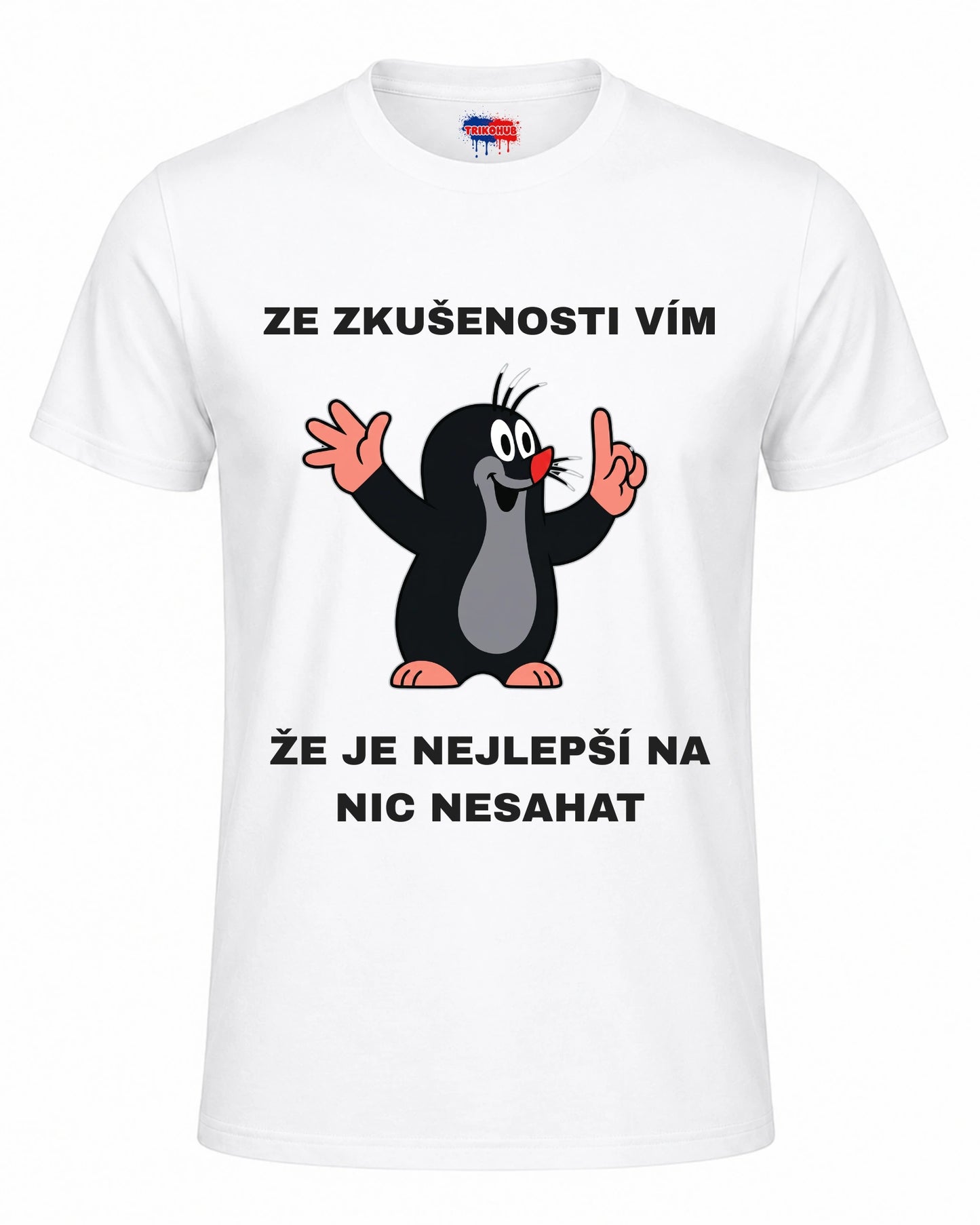 Bavlněná mikina - Ze zkušenosti vím, že je nejlepší na nic nesahat