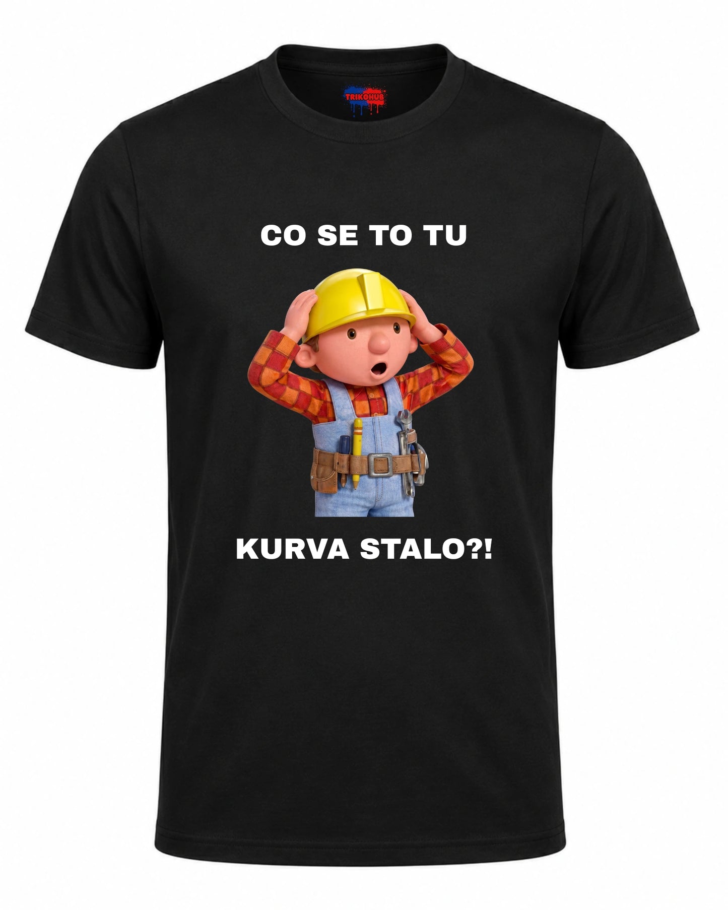 Bavlněná mikina - Co se to tu kurva stalo?!