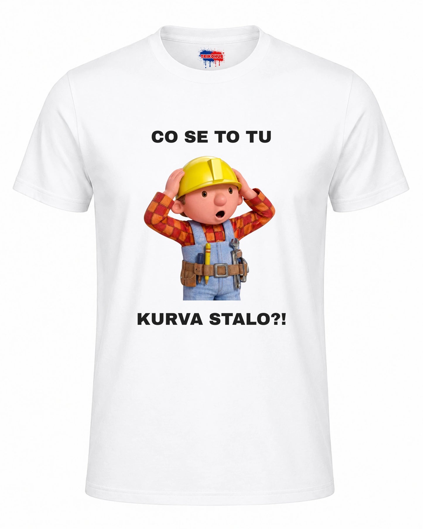 Bavlněná mikina - Co se to tu kurva stalo?!