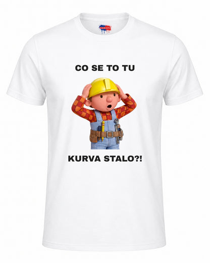 Bavlněná mikina - Co se to tu kurva stalo?!