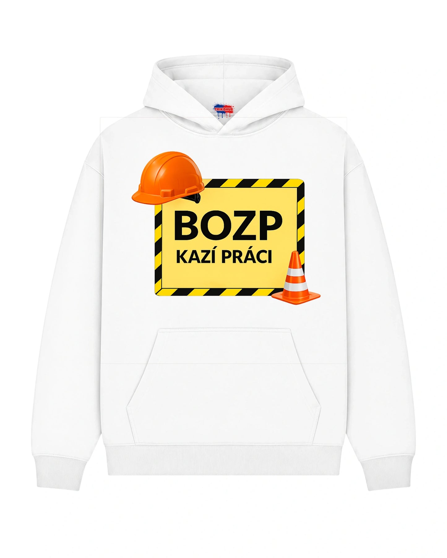 Mikina BOZP KAZÍ PRÁCI