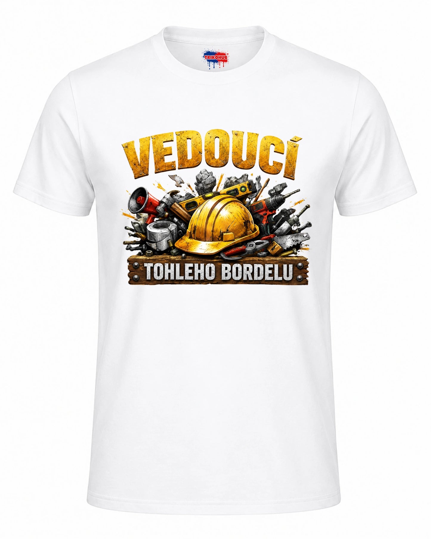 Bavlněná mikina - Vedoucí tohleho bordelu