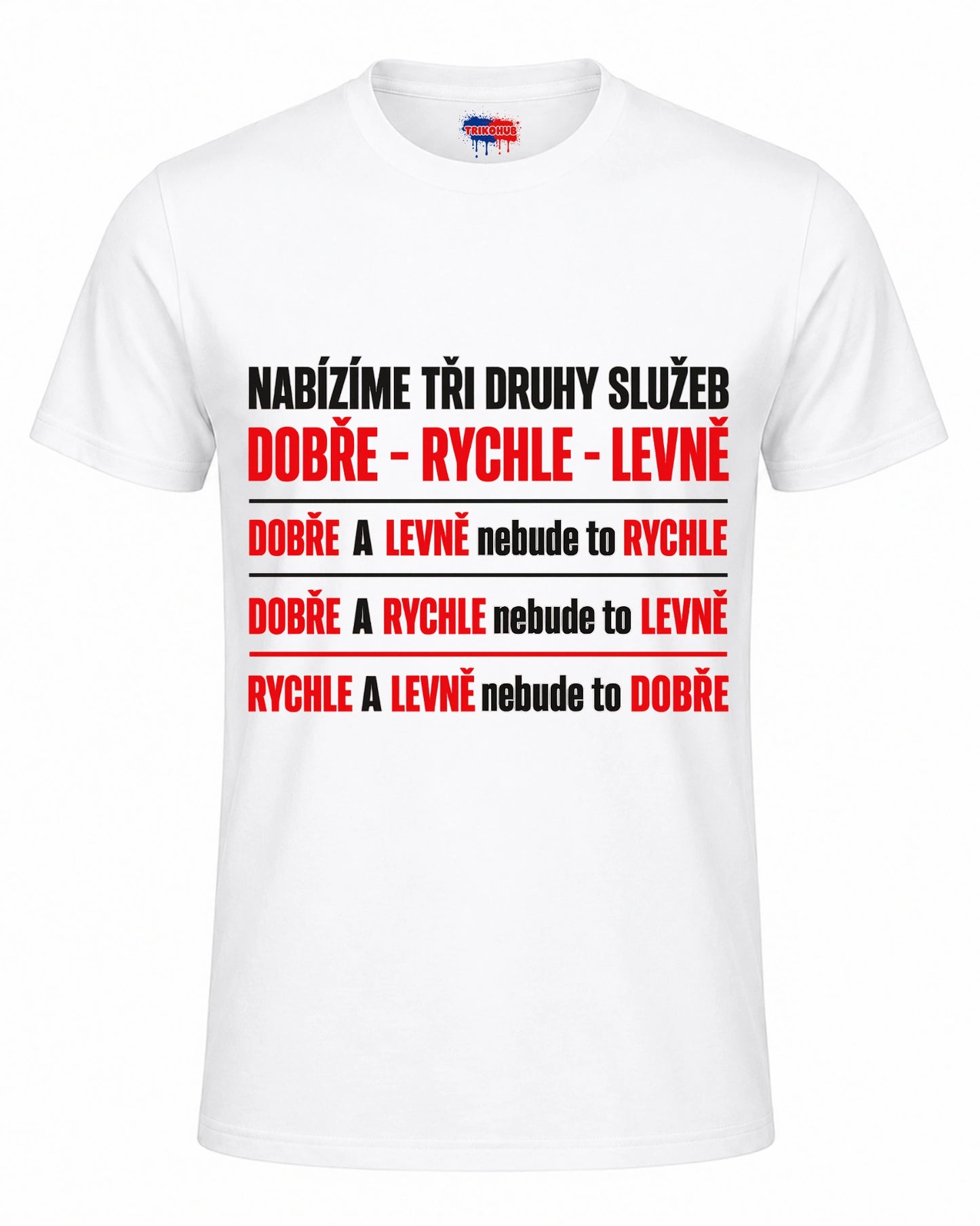 Bavlněná mikina - Nabízíme tři druhy služeb...