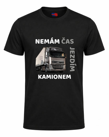 Bavlněná mikina - Nemám čas, jezdím kamionem