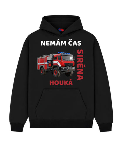 Mikina NEMÁM ČAS SIRÉNA HOUKÁ