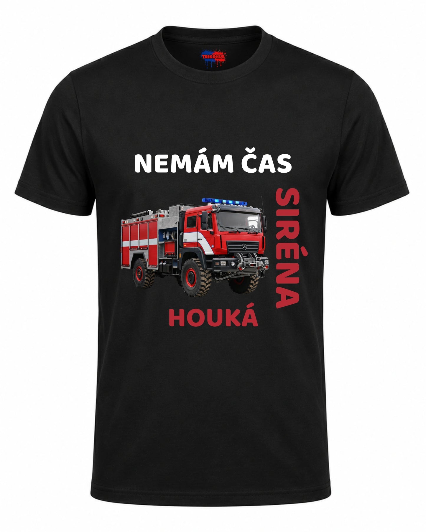Bavlněná mikina - Nemám čas, siréna houká
