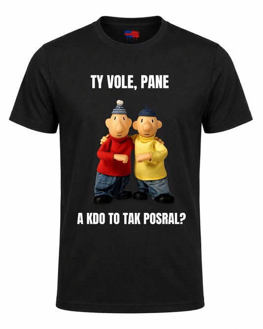 Bavlněná mikina - Ty vole, pane a kdo to tak posral?